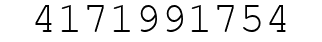 Number 4171991754.