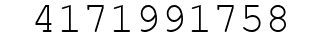 Number 4171991758.
