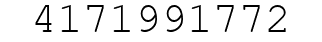Number 4171991772.
