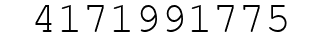 Number 4171991775.