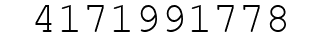 Number 4171991778.