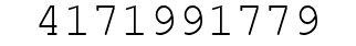 Number 4171991779.