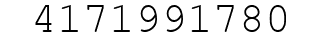 Number 4171991780.