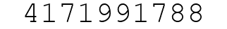 Number 4171991788.