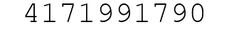 Number 4171991790.
