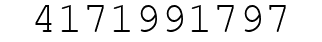 Number 4171991797.