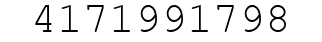 Number 4171991798.