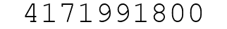 Number 4171991800.