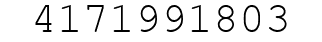 Number 4171991803.