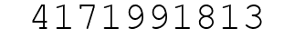Number 4171991813.