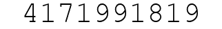 Number 4171991819.