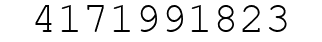 Number 4171991823.