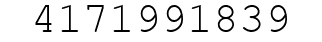 Number 4171991839.
