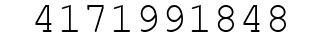 Number 4171991848.