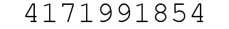 Number 4171991854.