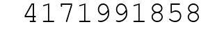 Number 4171991858.