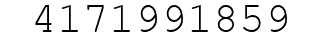 Number 4171991859.