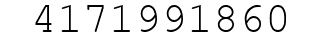 Number 4171991860.