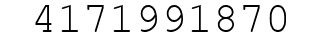 Number 4171991870.