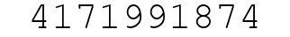 Number 4171991874.