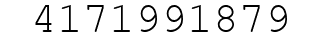 Number 4171991879.