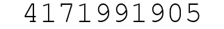 Number 4171991905.