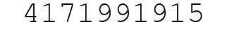 Number 4171991915.