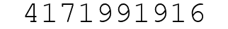 Number 4171991916.
