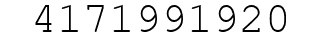 Number 4171991920.