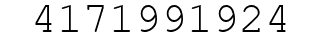 Number 4171991924.