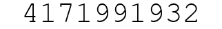 Number 4171991932.