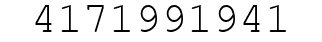 Number 4171991941.