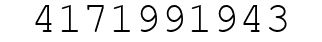 Number 4171991943.