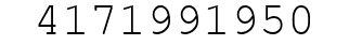 Number 4171991950.