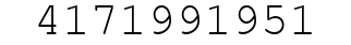 Number 4171991951.