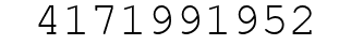 Number 4171991952.