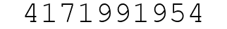 Number 4171991954.