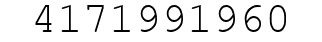 Number 4171991960.