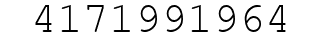 Number 4171991964.