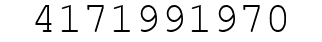Number 4171991970.