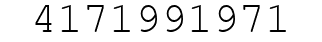 Number 4171991971.