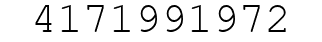 Number 4171991972.