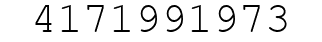 Number 4171991973.