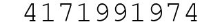 Number 4171991974.