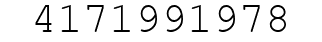 Number 4171991978.