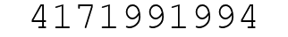 Number 4171991994.