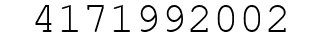 Number 4171992002.
