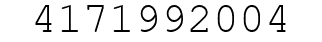 Number 4171992004.