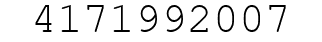 Number 4171992007.