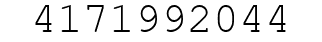 Number 4171992044.